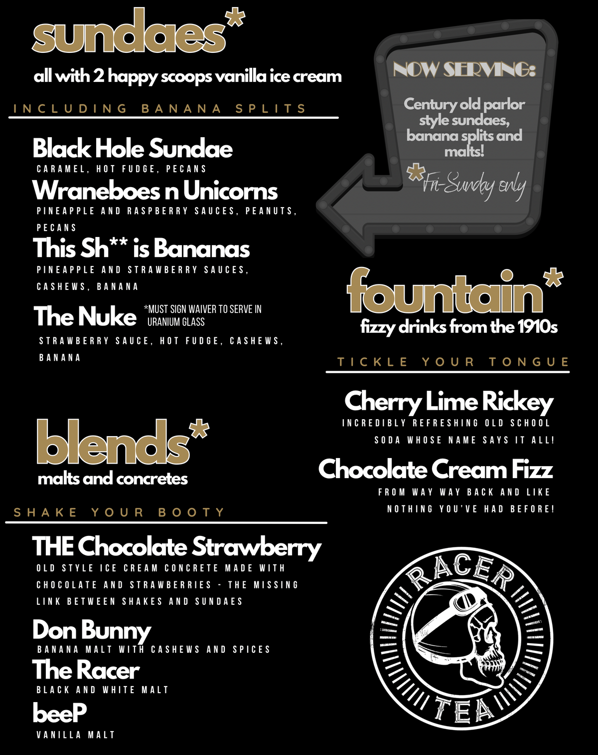 Racer Tea Bar